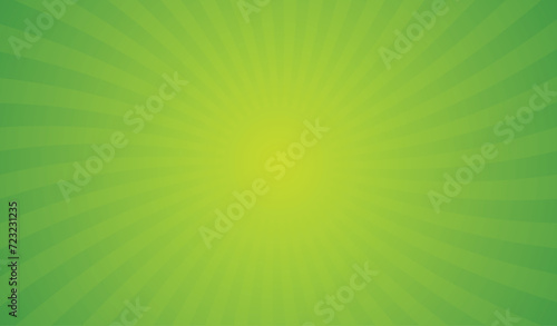 Bright green spiral rays background. Comics, pop art style. Bright green spiral rays background. 