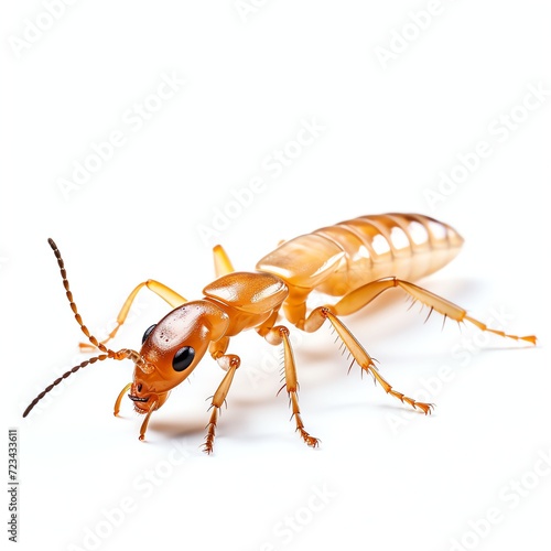 a termite, studio light , isolated on white background