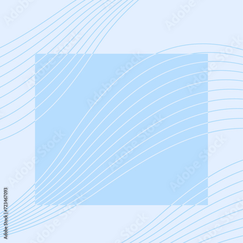 vector abstract soft blue wave style banner design vector