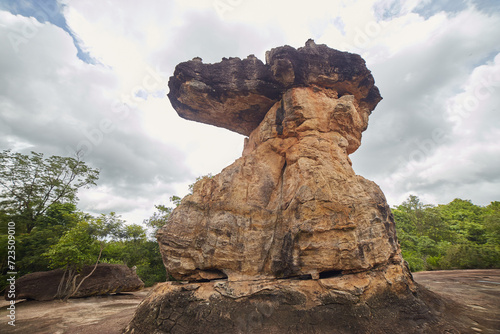 The formations of Phu Phra Bat Historical Park in Udon Thani, northeast Thailand