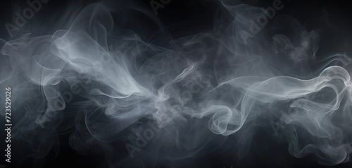 artistic abstrack illusion grey smoke