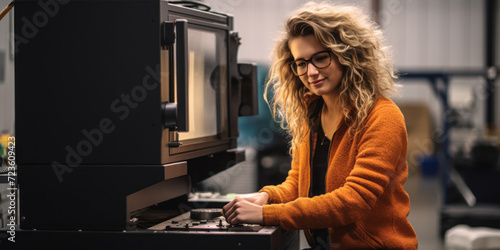 Precision and Skill: Portrait of an Engraver Set-Up Operator in the Printing Design Transfer Process.