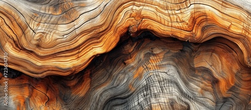 Gorgeous texture of wood grain from a deceased tree.
