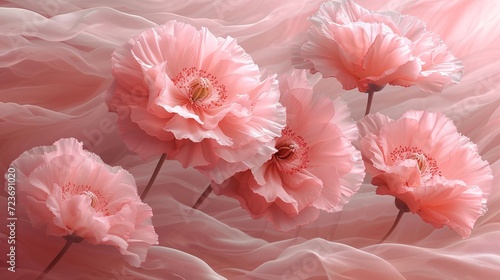 Pink Flower Power: Celebrating the Beauty of Spring Generative AI