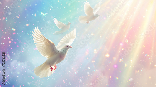 平和の象徴〜白い鳩のイメージ02