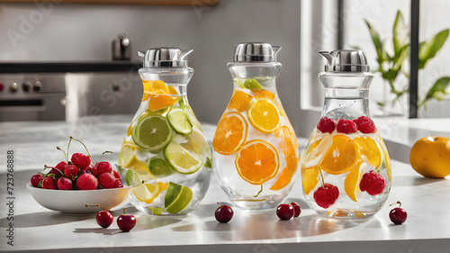 Fruit infused water bottle