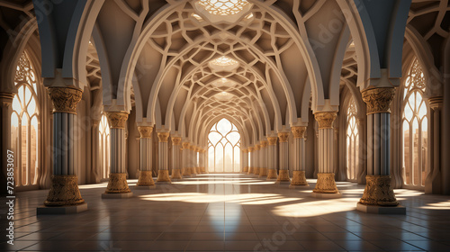 Mosque Interior Awe