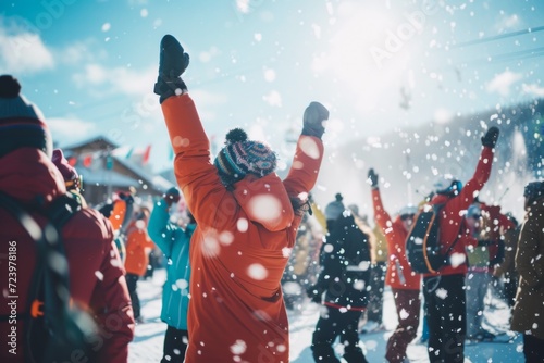 Apres Ski Revelers Celebrate In Style At Vibrant Ski Resort
