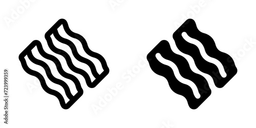 Editable bacon vector icon. Part of a big icon set family. Perfect for web and app interfaces, presentations, infographics, etc