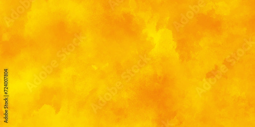 Abstract gold paper Background texture,yellow orange watercolor with gradation feels simplicity and fervor.watercolor hand painted yellow watercolor background.Cement orange background,