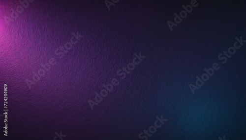 black purple blue , empty space grainy noise grungy texture color gradient rough abstract background , shine bright light and glow template 