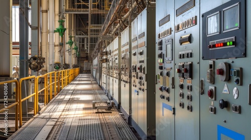 Low voltage switchgear at power plant