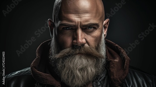 Image of a man with a beard and a bald head.