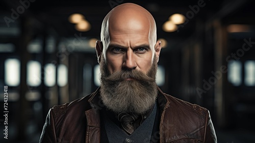 Image of a man with a beard and a bald head.