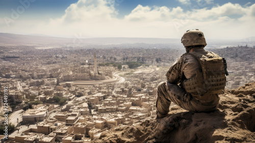 Battlescapes: A Soldier's Gaze Falls Upon the Ruins of Homes and Cities in War's Wake