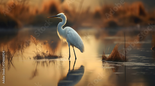 spoonbill in the water 