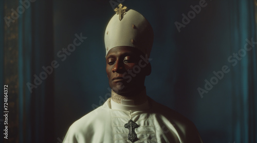 Black pope, art inspired