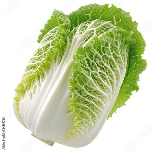 napa cabbage isolated on transparent background