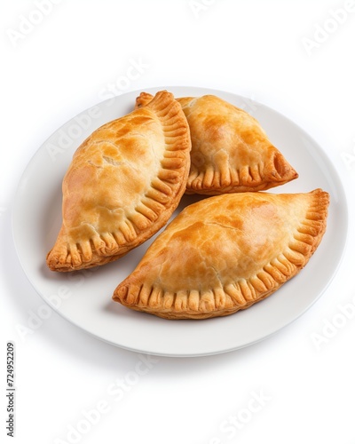 delicious cornish pasty on isolated white, perfect for your design projects. generative AI