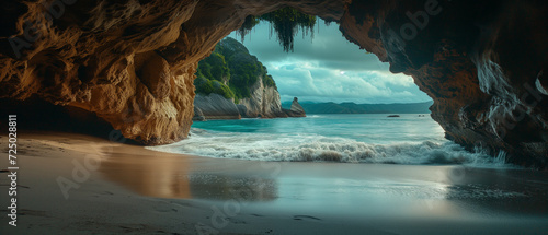 Art images about landscapes in the style. Far Cry tropical jungle beach