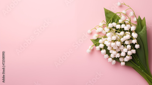 Kwiatowe różowe minimalistyczne tło na życzenia z okazji Dnia Kobiet, Dnia Matki, Dnia Babci, Urodzin czy pierwszego dnia wiosny. Szablon na baner lub mockup z gałązką przebiśniegów. 