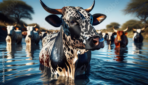 The Nguni is a cattle breed indigenous to Southern Africa.This indigenous breed offers outstanding beef production under harsh African conditions