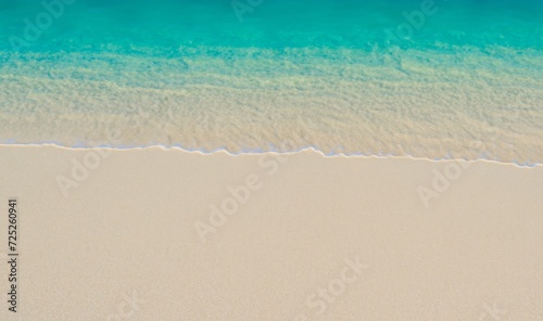 white sand beach and sea