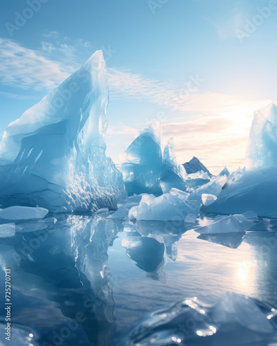 Chilled Reflections - The Iceberg Mirage