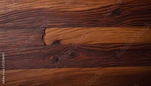 Dark teak wood parquet floor