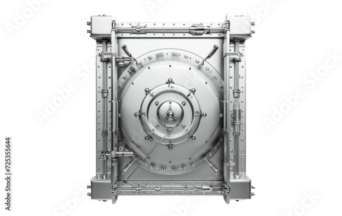 Bank safe vault door