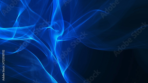 Abstract Dark Blue Light Leaks, Animated Dark Background For Transitions And Overlays. Copy paste area for texture