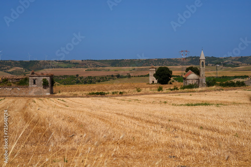 Country landscape near Forenza and Venosa, Basilicata, Italy