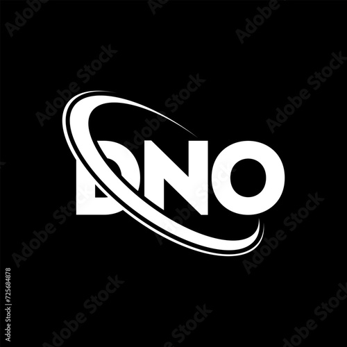 DNO logo. DNO letter. DNO letter logo design. Initials DNO logo linked with circle and uppercase monogram logo. DNO typography for technology, business and real estate brand.
