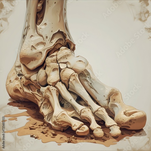 Anatomy Unveiled: The Human Foot Bone
