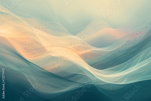 calming rhythms fluid shapes soothing colors flow seamlessly gentle waves rhythmic patterns breathing backdrop of soft, ambient lighting essence of tranquility visual metaphor emotional well-being