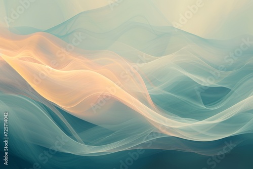 calming rhythms fluid shapes soothing colors flow seamlessly gentle waves rhythmic patterns breathing backdrop of soft, ambient lighting essence of tranquility visual metaphor emotional well-being