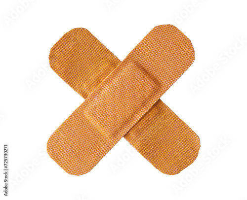 cross wound dressing. bandage isolated element