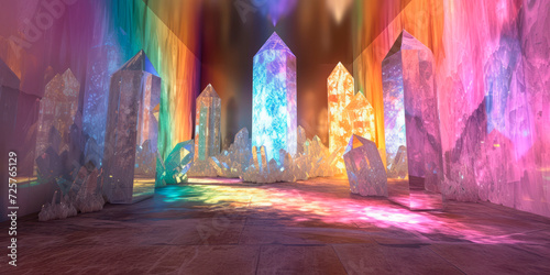 Crystal room with healing ligth 13