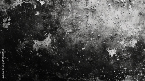 A black and white photo showcasing a dirty wall. This versatile image can be used for various design projects
