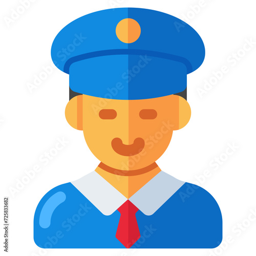 Perfect design icon of policeman 