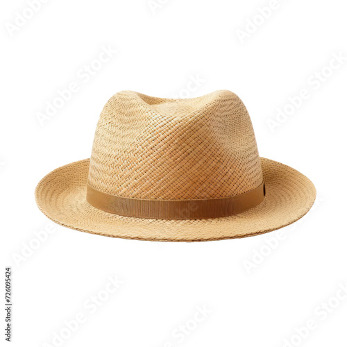 Straw hat on transparency background PNG