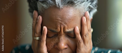 Migraine, stress, and health issues in seniors, memory loss, fatigue, and massage for brain fog in an African individual