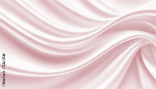 Pale pink silk-like background with drapes