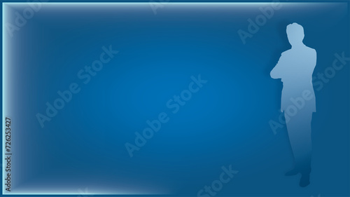 Niebieski motyw - blue background 