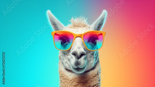 Ow Creative Animal Concept - Llama in Sunglasses