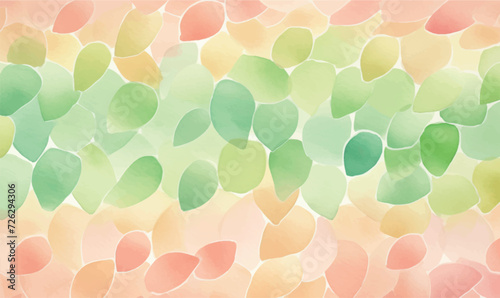 abstract watercolor green pink pastel background