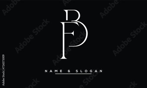FB, BF, F, B Abstract Letters Logo Monogram