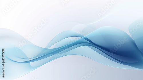 abstract light blue wave smooth background. 