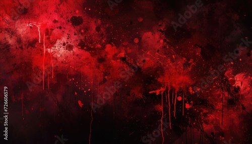 Abstract scary bloody background, red blood texture, horror backdrop