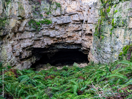 Gesteinsschichten im Eisiger Loch